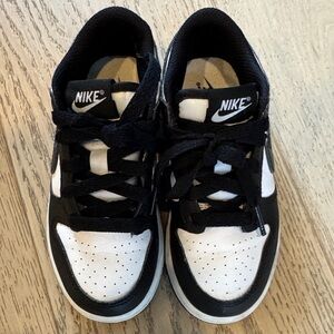 Nike Kids Black and White Sneakers